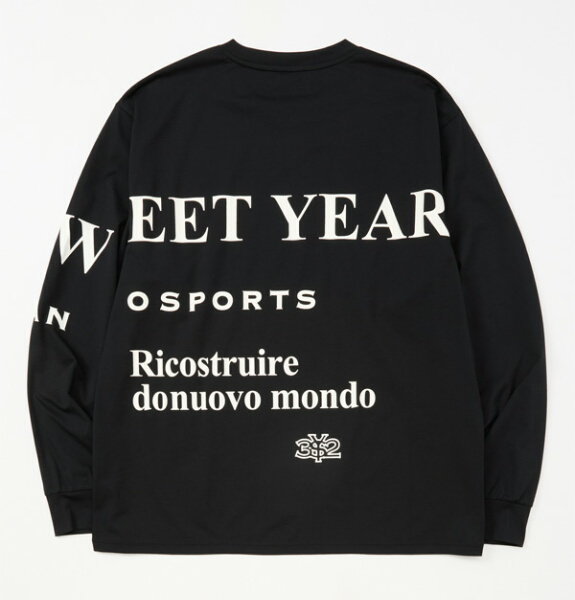 【SY32 SWEET YEARS】ロングスリーブ シャツ XL ブラック SY32 by SWEET YEARSTシャツ SY32 SWEET YEARS】ロングスリーブ シャツ