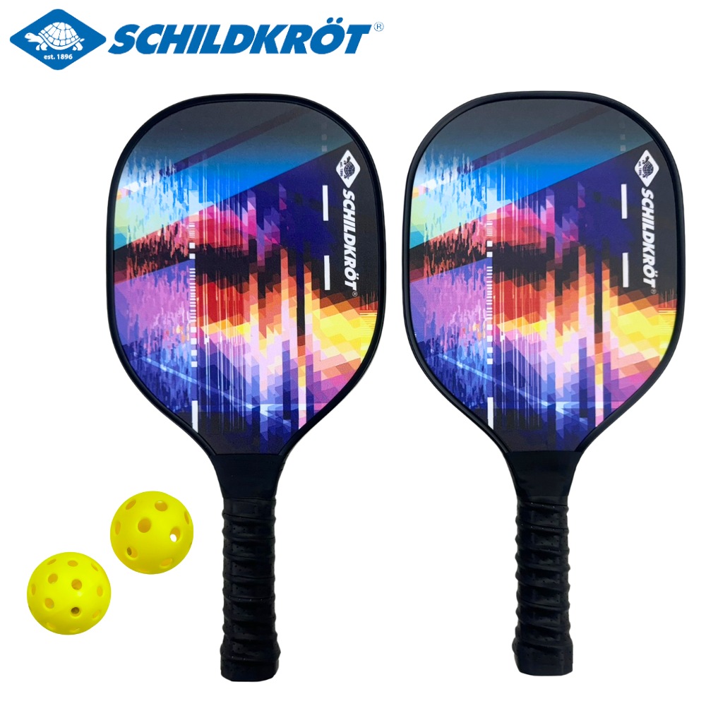 SCHILDKROT シルトクレート ピックルボール ラケット2本 屋内 屋外用