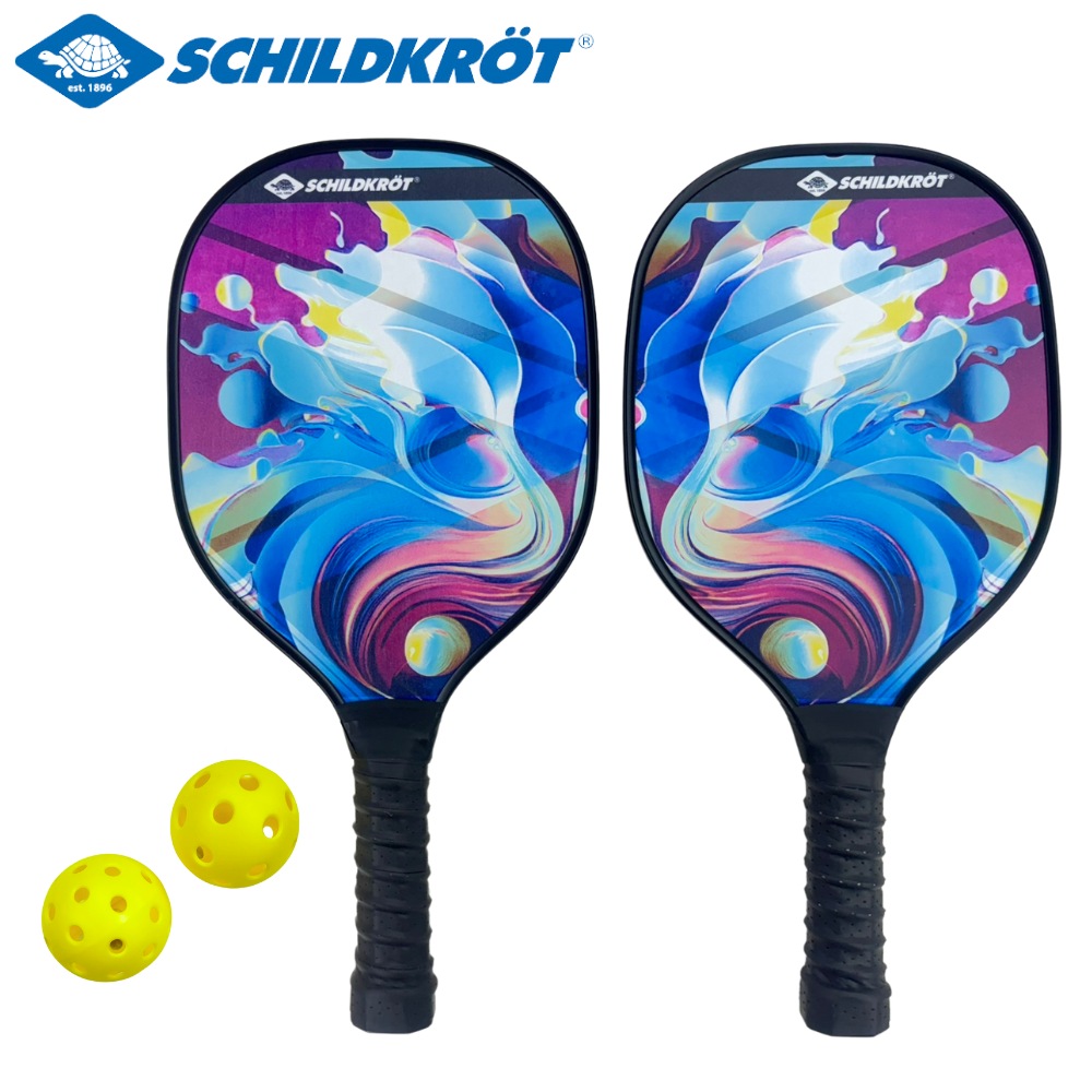 SCHILDKROT シルトクレート ピックルボール ラケット2本 屋内 屋外用