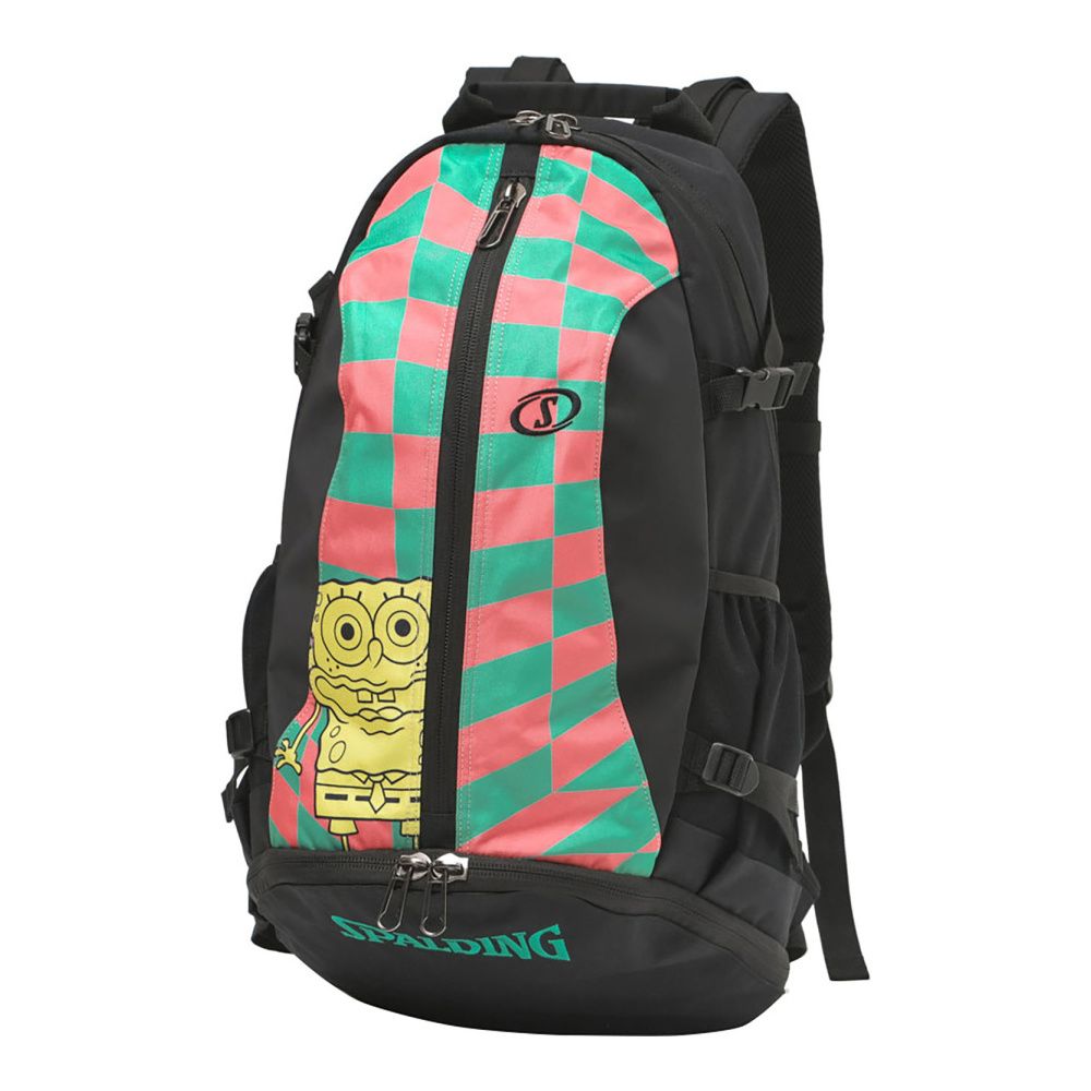 SPALDING バスケットボール バッグ、リュック（色：グリーン系