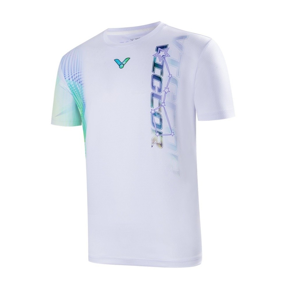 VICTOR ビクター バドミントン Ｔシャツ T-40041-A ホワイト