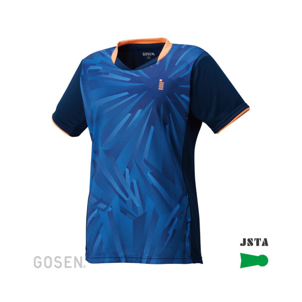GOSEN（ゴーセン） T2553 レディース ゲームシャツ ネイビーテニス