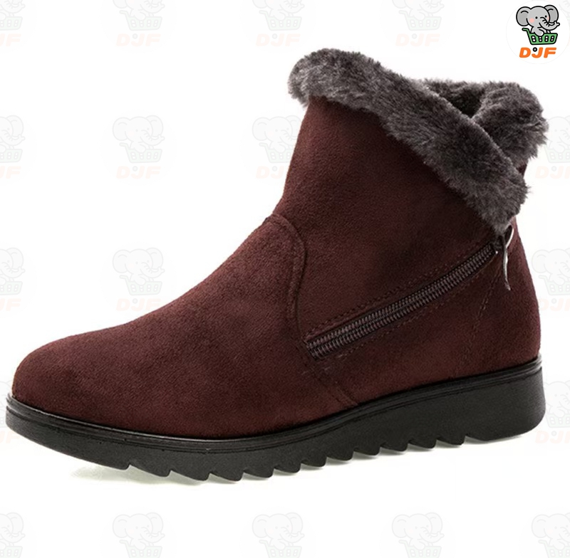 スノーブーツ ショート ミニ ショートブーツ レディース ボア スエード 黒 中高年の綿靴 裏起毛 防水 防滑 撥水 防寒 雪 靴 滑らない スノーシューズ きやすい |  | 07