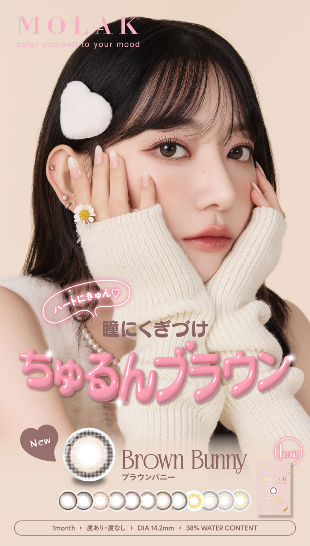 【astkan】ブラウン・バニー　プレミアムBOX モラク（MOLAK） ブラウンバニー | カラコン通販ホテラバ