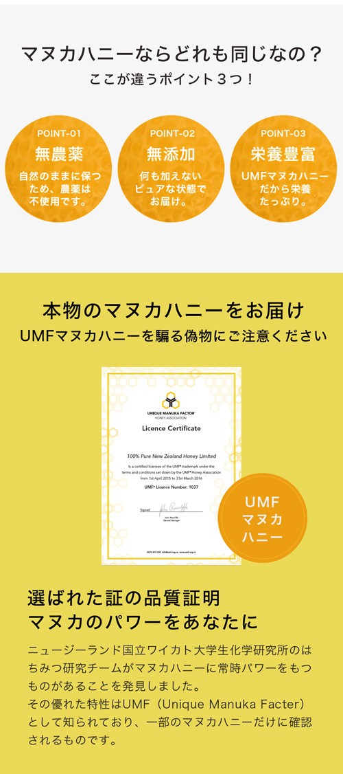 マヌカハニー UMF15+ MGO514 相当 3個セット ニュージーランド産 250g 残留農薬検査済 無農薬  :mnkh15plus03:BeGarden - 通販 - Yahoo!ショッピング