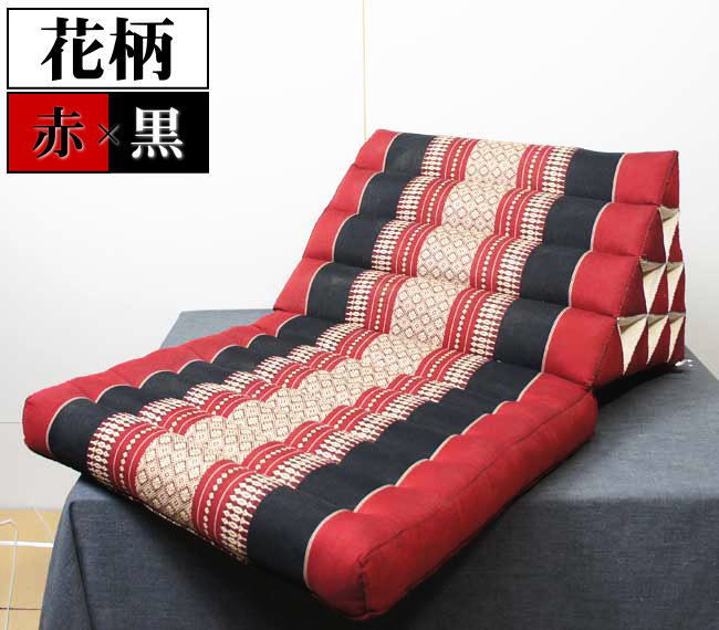 三角枕 三角クッション 三角ソファ 4段 マット1枚 象柄 花柄 座椅子 昼寝 ごろ寝 アジアン |  | 12