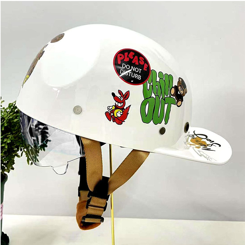 カスタムペイントヘルメット半キャップradyレディリゾフラコルク