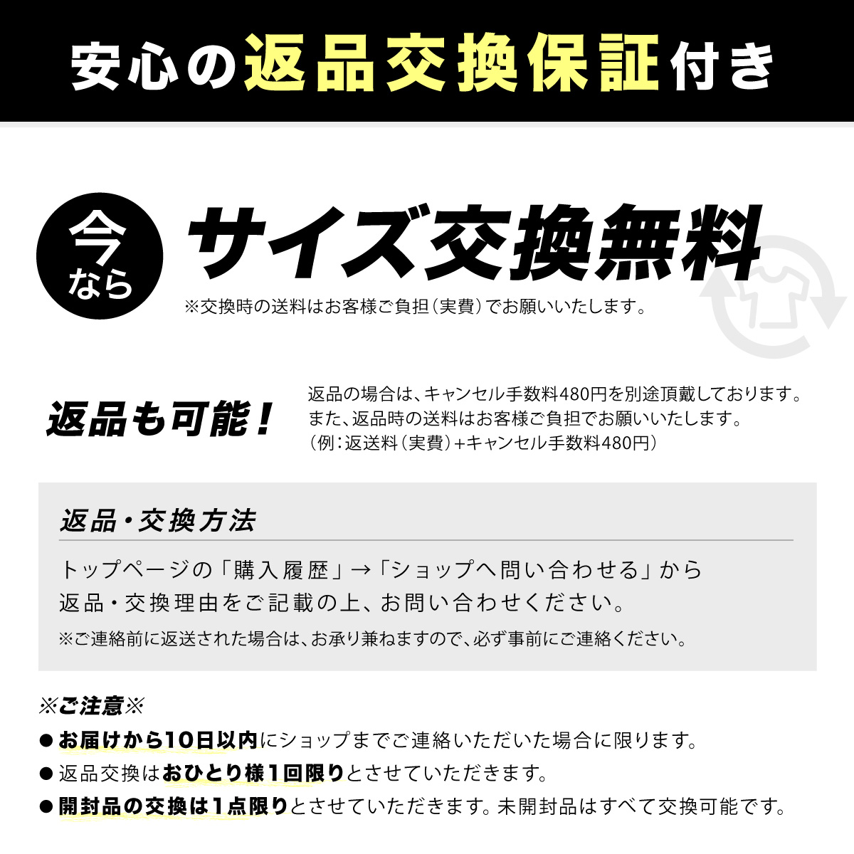返品交換