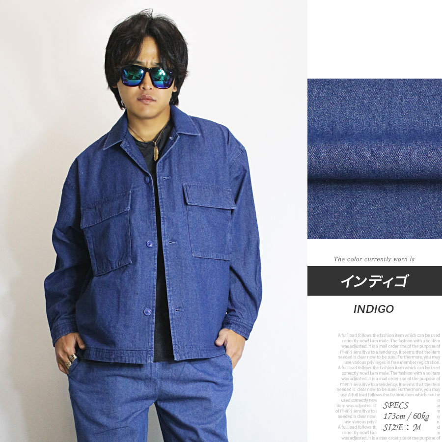 joker cpo シャツ シャツジャケット メンズ 長袖 オーバーサイズ