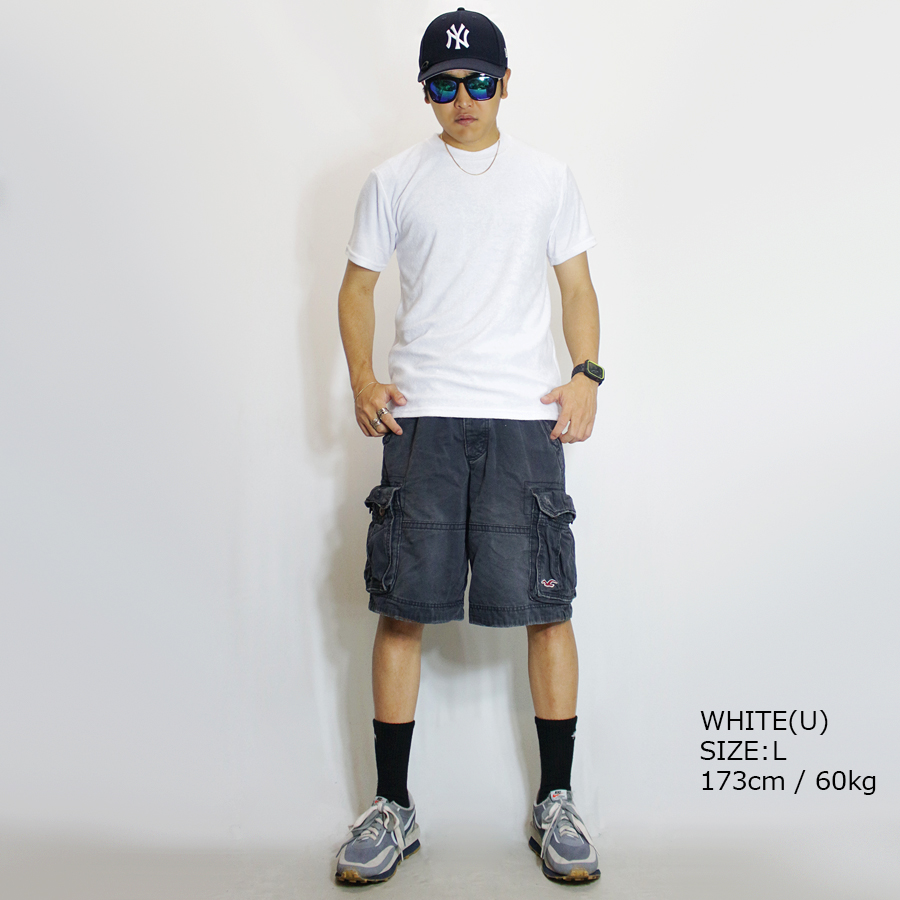 パイル地 Tシャツ 着用
