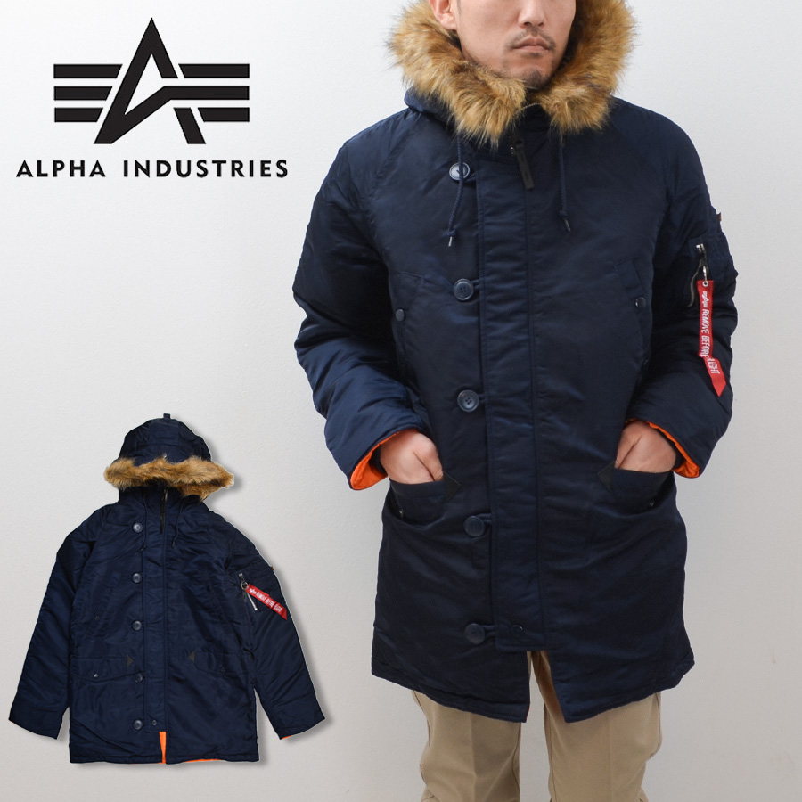 ALPHA INDUSTRIES アルファインダストリーズ ジャケット メンズ N-3B フライトジャケット スリムフィット ミリタリージャケット  MJN31210C1 USサイズ : by-ap-mjn31210 : Being ヤフーショッピング店 - 通販 - Yahoo!ショッピング