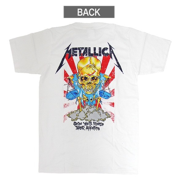 METALLICA メタリカ バンドTシャツ 白 Their Money Tips Her Scales Again BA-0001-WH :  by-ba-0001-wh : Being ヤフーショッピング店 - 通販 - Yahoo!ショッピング