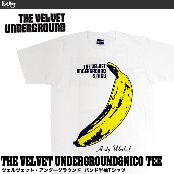 THE VELVET UNDERGROUND ヴェルヴェット・アンダーグラウンド BA-0010-WH THE VELVET UNDERGROUND  & NICO TEE バンド