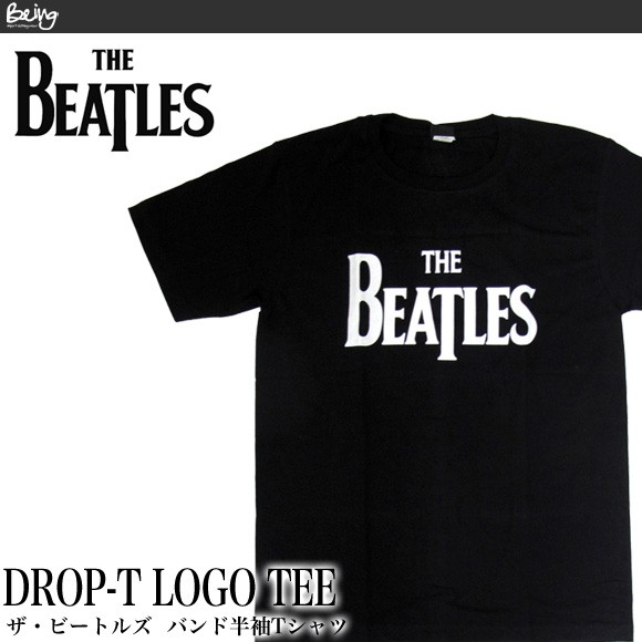 送料無料 メール便配送 The Beatles ビートルズ バンド Bg 0001 Bk Drop T Logo Tee ドロップティー ロゴ バンド 半袖tシャツ By Bg 0001 Bk Being ヤフーショッピング店 通販 Yahoo ショッピング