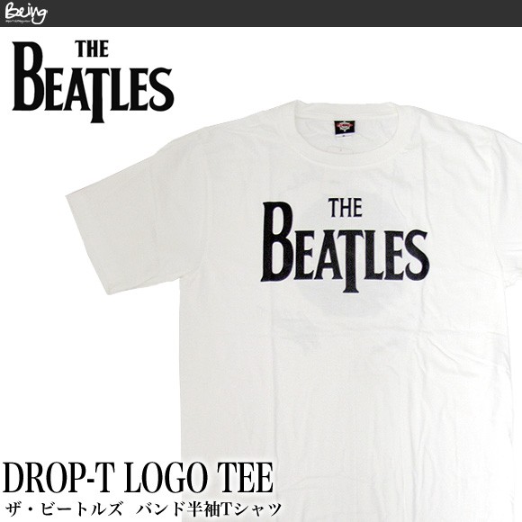 送料無料 メール便配送 The Beatles ビートルズ バンド Bg 0001 Wh Drop T Logo Tee ドロップティー ロゴ バンド 半袖tシャツ By Bg 0001 Wh Being ヤフーショッピング店 通販 Yahoo ショッピング