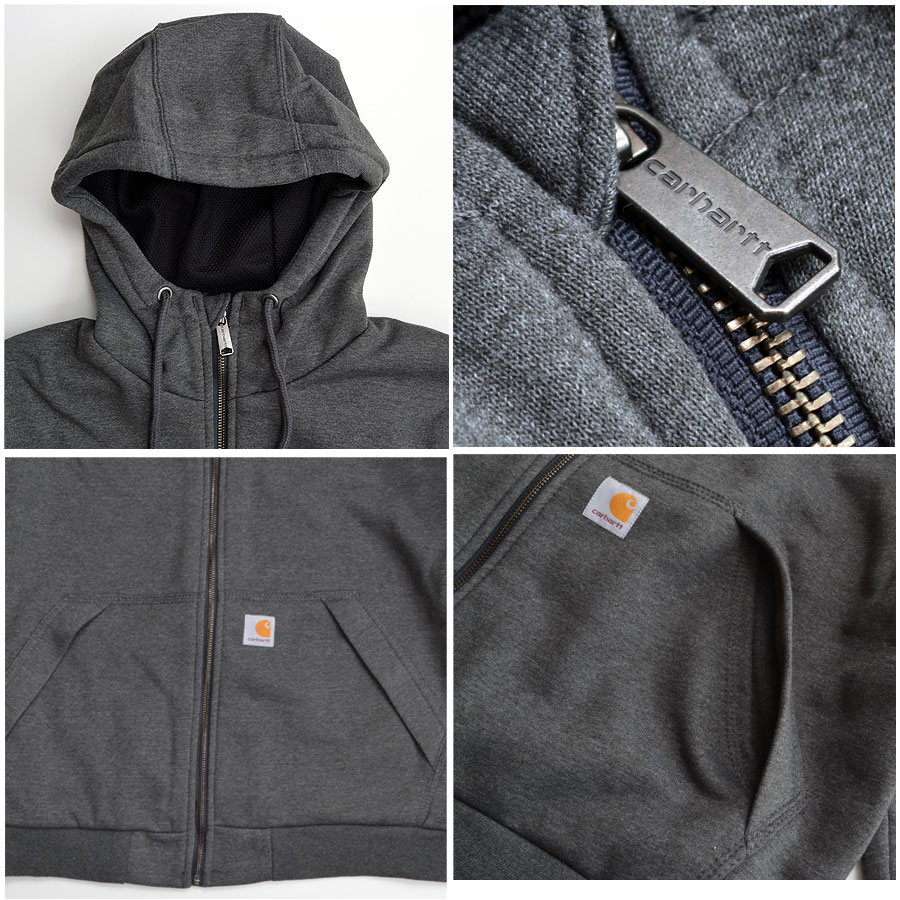 カーハート Carhartt パーカー ジャケット メンズ フルジップ スウェット フーディー 裏サーマル 104078