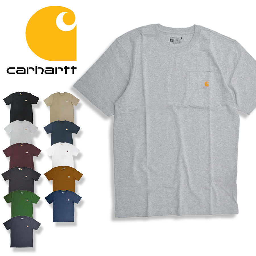 Carhartt｜ K87 半袖Tシャツ リラックスフィット 丈夫×快適 楽天市場】カーハート Carhartt K87 半袖 ポケット Tシャツ
