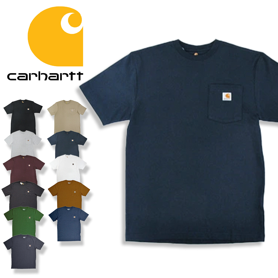 未使用 Carhartt Tシャツ　L　5枚セット K87　まとめ売り Carhartt（カーハート） 【並行輸入品】Carhartt Tシャツ メンズ 半袖T