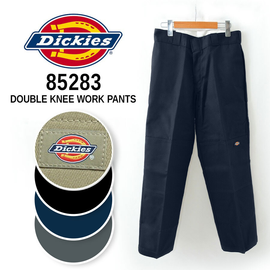 38×32【新品・未使用】ディッキーズ　ダブルニー　85283　BLACK　×3 Dickies（ディッキーズ） Dickies DOUBLE KNEE WORK PANTS ダブルニー