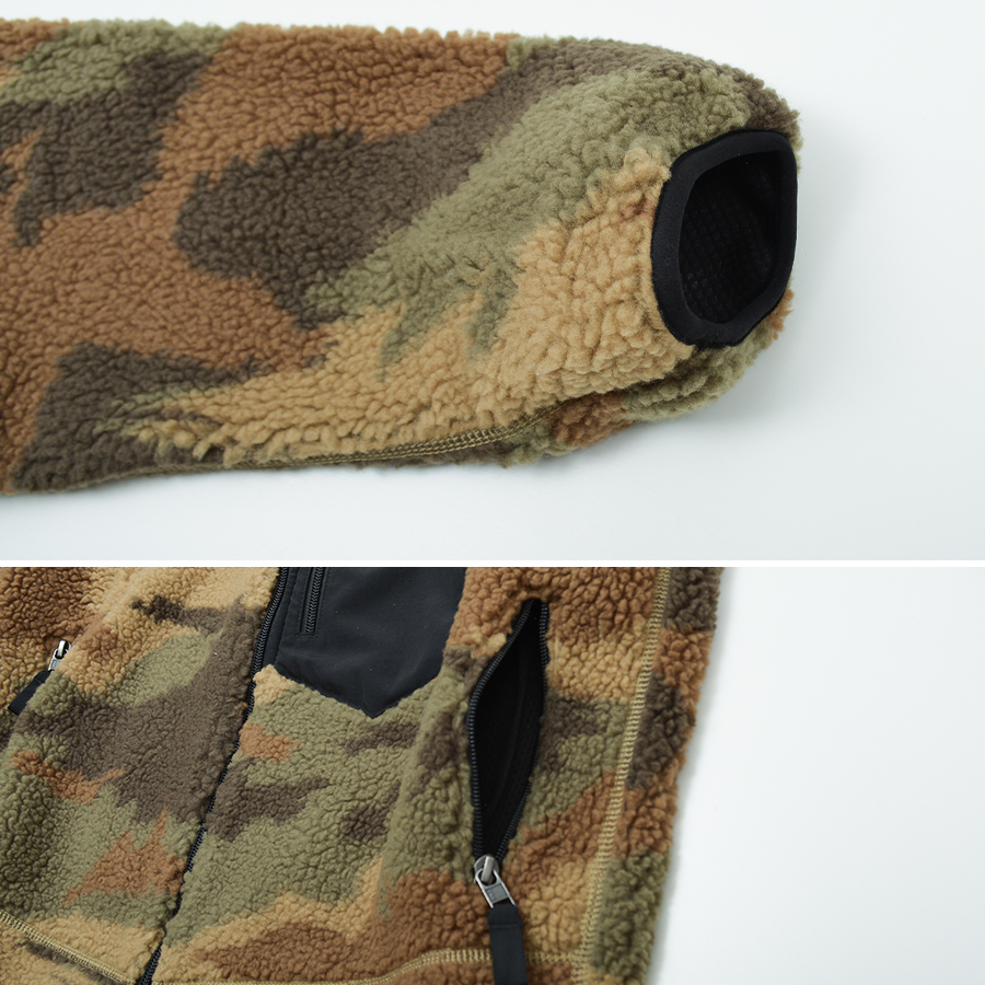 patagonia レトロX フリース カモフラ ボマージャケット迷彩 XS