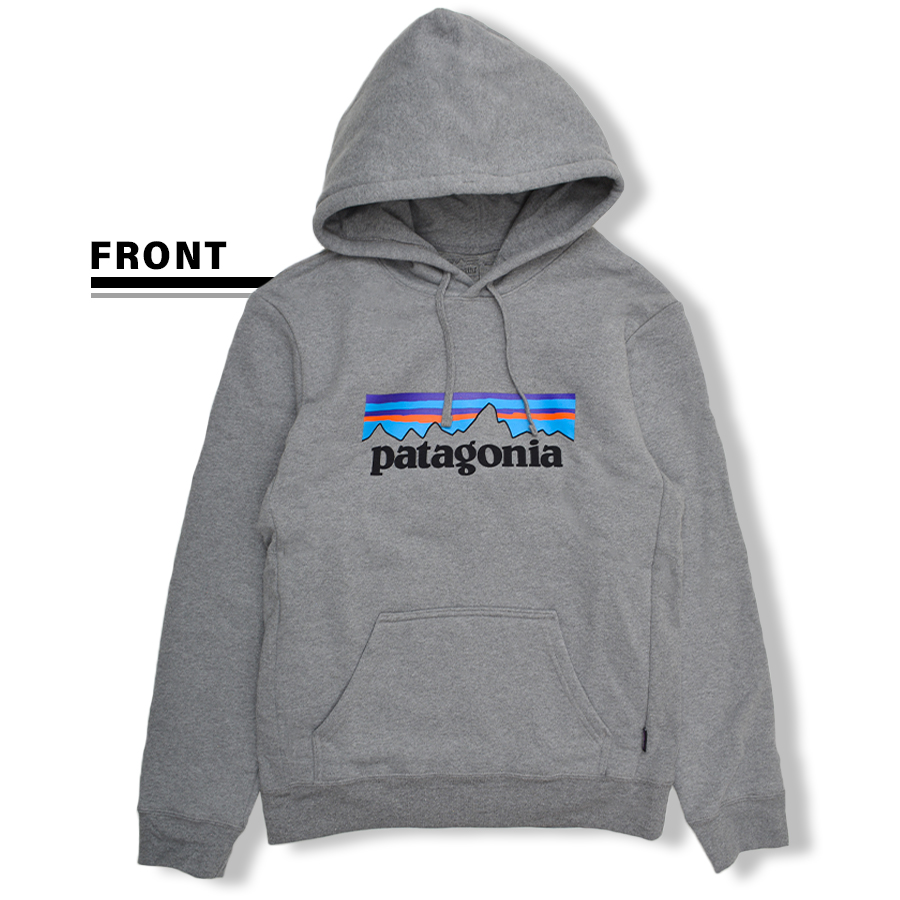 Patagonia グレー フード付きパーカー patagonia パタゴニア Patagonia パーカー プルオーバー メンズ
