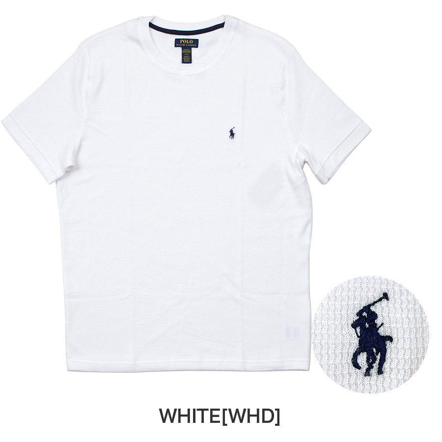 国内発送 ポロ ラルフローレン ロゴ サーマル 半袖 Tシャツ POLO RALPH LAUREN ポロラルフローレン 半袖Tシャツ サーマル
