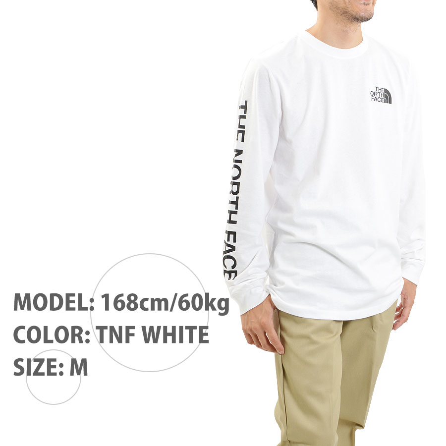 ノースフェイス THE NORTH FACE  ロンT メンズ 長袖Tシャツ NF0A471K NF0A811P 袖 ブランド ロゴ ブラック ホワイト｜being-yah｜06