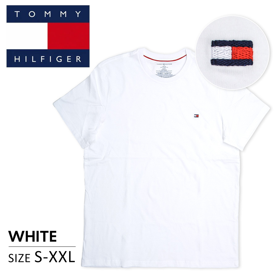 トミーヒルフィガー tシャツ 半袖Tシャツ 09T3139 メンズ ワンポイント ロゴ TOMMY ...