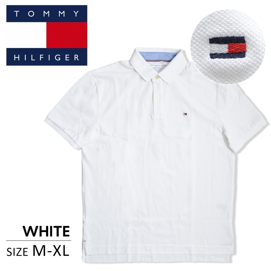 TOMMY HILFIGER ポロシャツ メンズ ワンポイント ロゴ クラシックフィット 13H18...