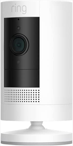 Amazonデバイス Ring Stick Up Cam Battery 外出先からも見守り可能、屋内・屋外で使える充電式セキュリティカメラ、デバイス盗難補償付き ホワイト｜beisiadenki｜02