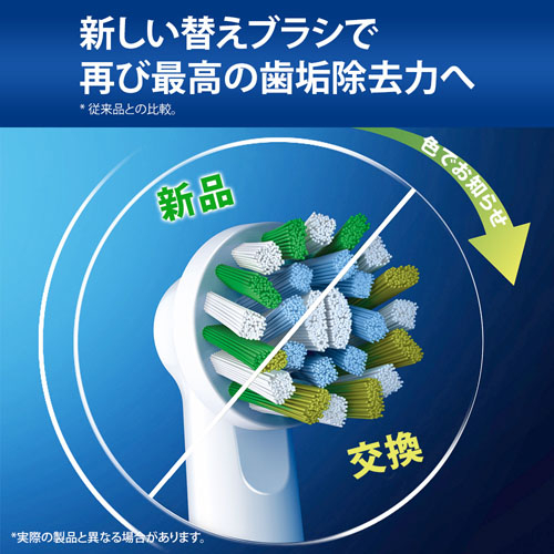 BRAUN ブラウン オーラルB替えブラシ 交換カラーシグナル付き マルチアクションブラシ EB50BRX−2−EL