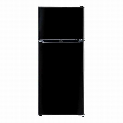 冷蔵庫 小型 2ドア 静音 スリム 省エネ ハイアール 130L 2ドア冷蔵庫（直冷式）ブラック 右開き Haier JR-N130C-K