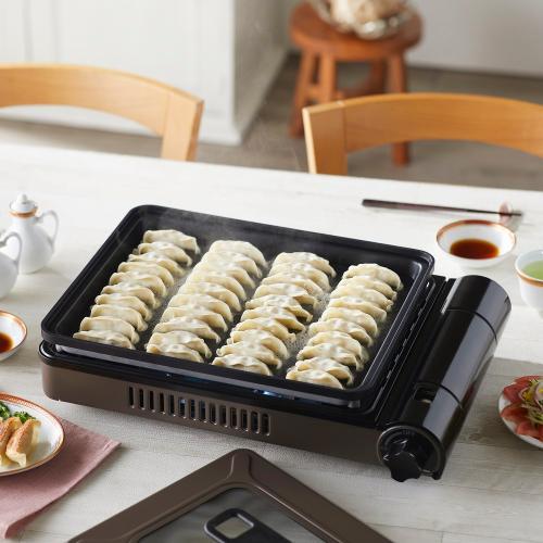 カセットフー カセットガスホットプレート 焼き上手さんβ ブラウン