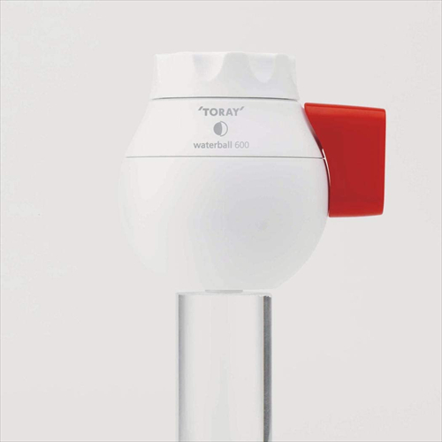 TORAY 東レ 蛇口直結型 浄水器 ウォーターボール ホワイト／レッド WB600B R | TORAY | 01