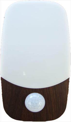 リーベックス Revex LED ライト 人感センサー どこでも使える LEDセンターライト マグピカ 木目 SL50M ブラウン 幅6×奥行3．1×高さ11cm マグピカ木目