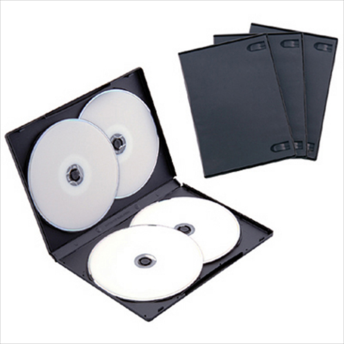 ナカバヤシ DVDケース 4枚収納3枚セット ...の詳細画像1