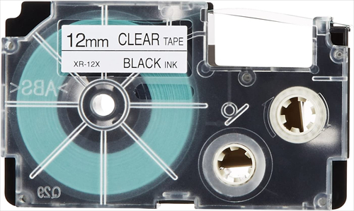 カシオ ラベルライター ネームランド 純正 テープ 12mm XR−12X 透明に