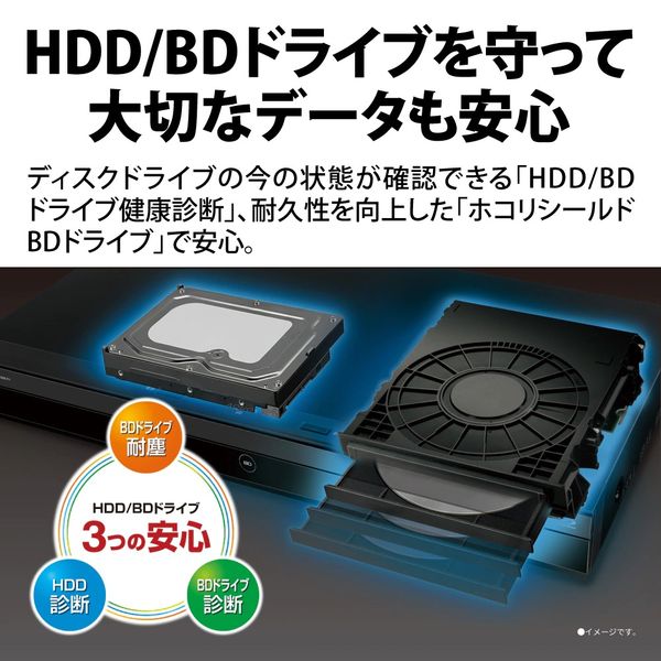 ブルーレイディスクレコーダー 2チューナー 2TB シャープ 2B-C20EW1｜beisiadenki｜10