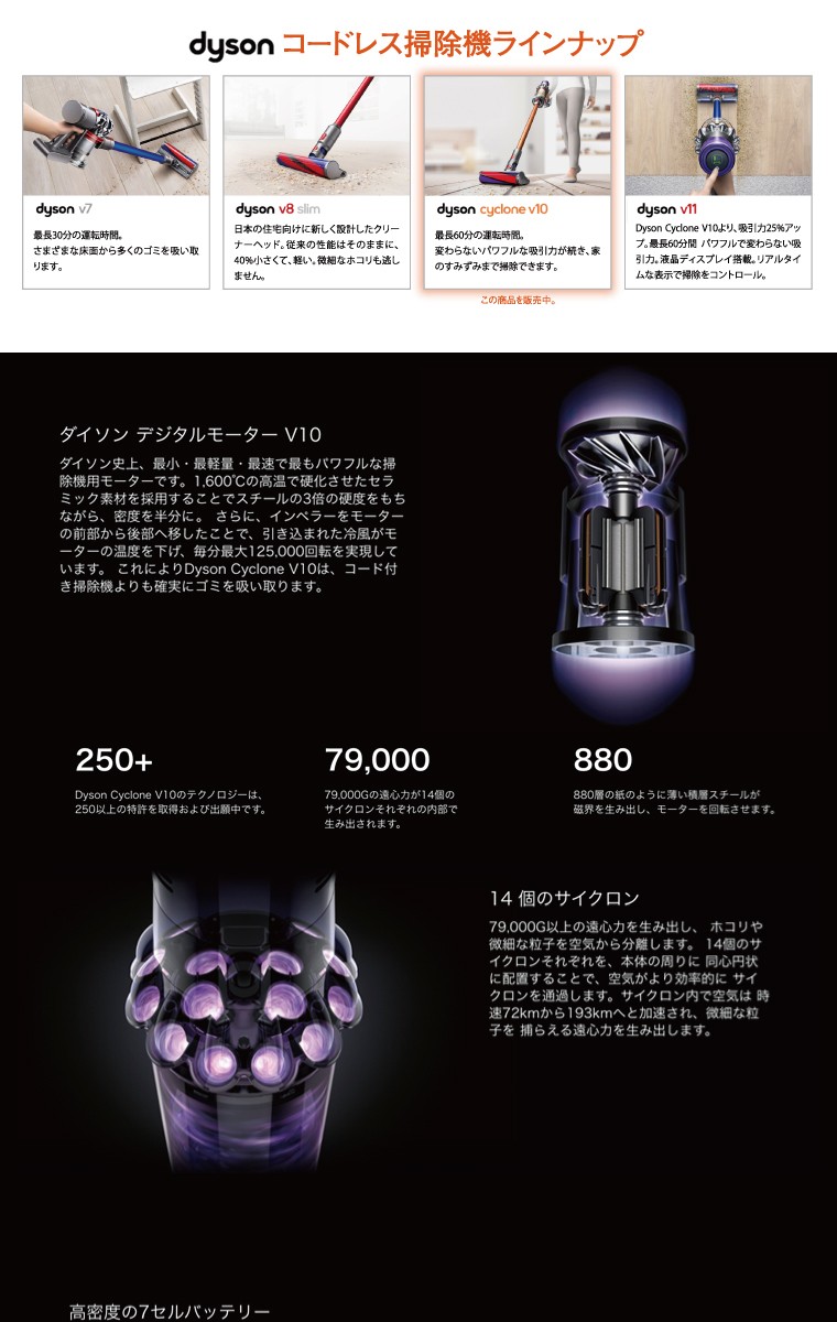 全国無料人気 dyson v10 fluffy sv12 ff 送料無料 ダイソン コードレス