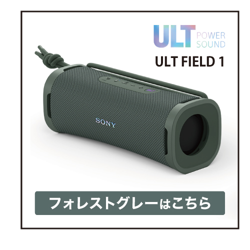 ソニー SONY Bluetooth ワイヤレス ポータブル スピーカー ULT POWER SOUND 防水 防じん 防錆 重低音  SRS-ULT10 HC フォレストグレー