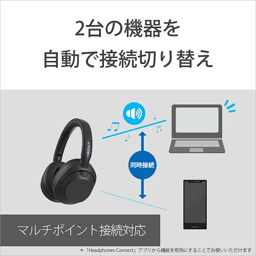 ソニー SONY Bluetooth ワイヤレス ノイズキャンセリング ステレオ ヘッドセット ヘッドホン ハイレゾ対応 ULT POWER  SOUND 重低音 WH-ULT900N BC ブラック : 4548736156425 : Bサプライズ - 通販 - Yahoo!ショッピング