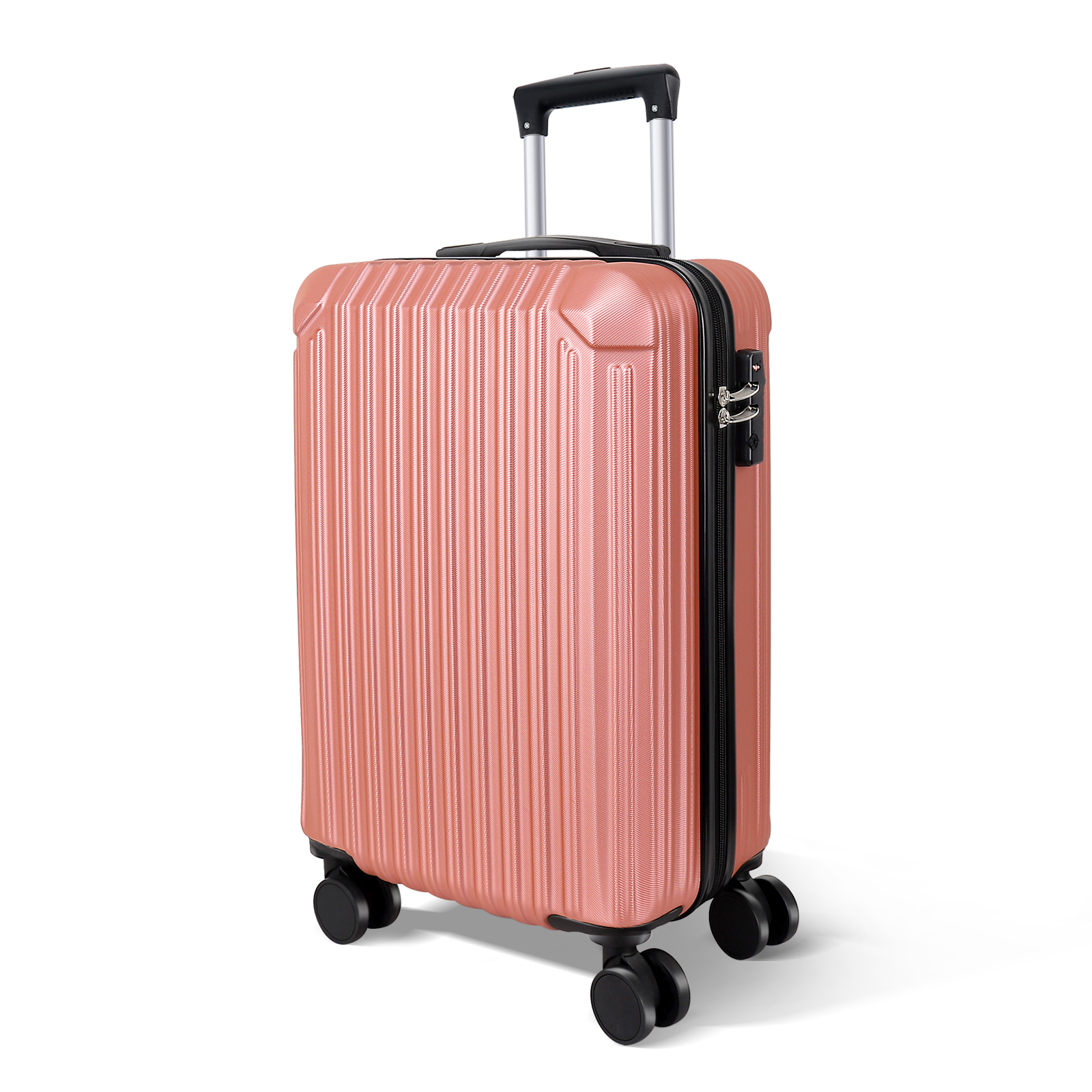 大容量 スーツケース 本体 激安 高品質 ピンクゴールド Lサイズ 、XL