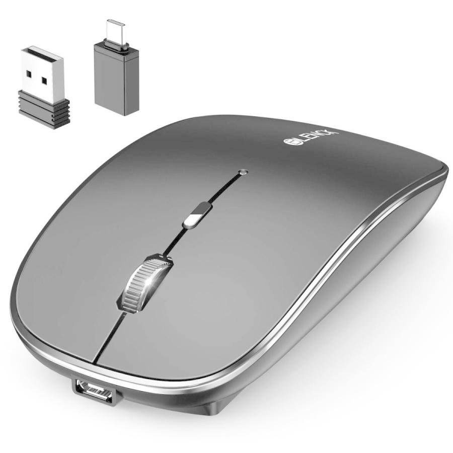 激安激安マウス ワイヤレスマウス 無線 Bluetoothマウス 超静音 バッテリー内蔵 充電式 超薄型 高精度 Mac Windows  Surface Microsoft Pro プレゼント マウス、トラックボール