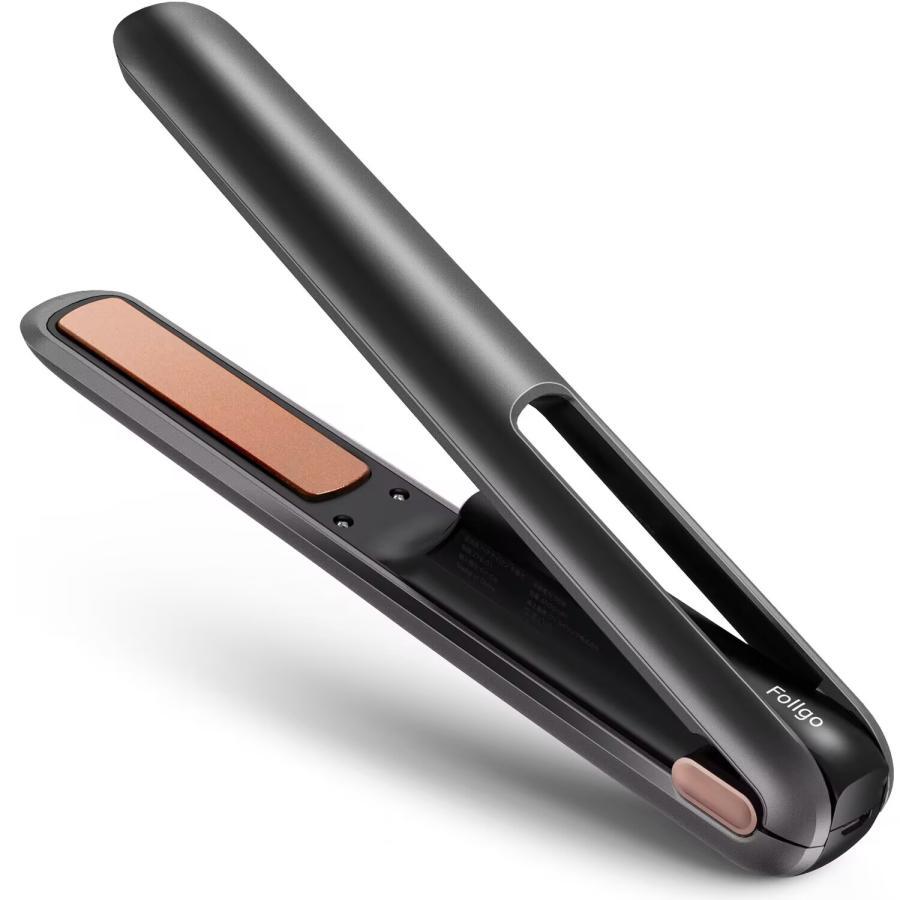 ヘアアイロン 2way 充電式 USB ストレート カール コードレス ミニ  コンパクト 軽量 3段階温度調節 レディース メンズ 共用 旅行 前髪 携帯用 プレゼント |  | 01