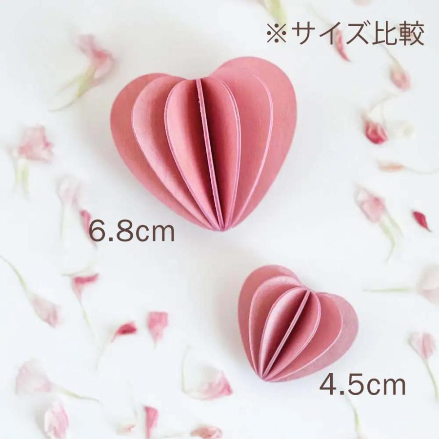 lovi（ロヴィ） ハート オーナメント 木製 北欧雑貨 6.8cm 飾り 置物