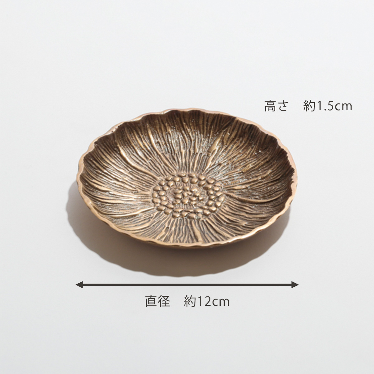 真鍮 トレイ おしゃれ アクセサリートレー ジュエリー 小物入れ 卓上