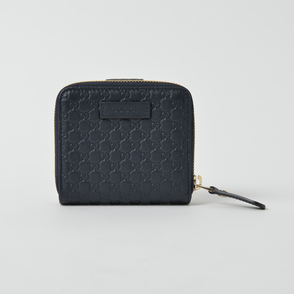 グッチシマ グッチ GUCCI｜2つ折り財布｜レザー｜黒｜449395 : BELLA