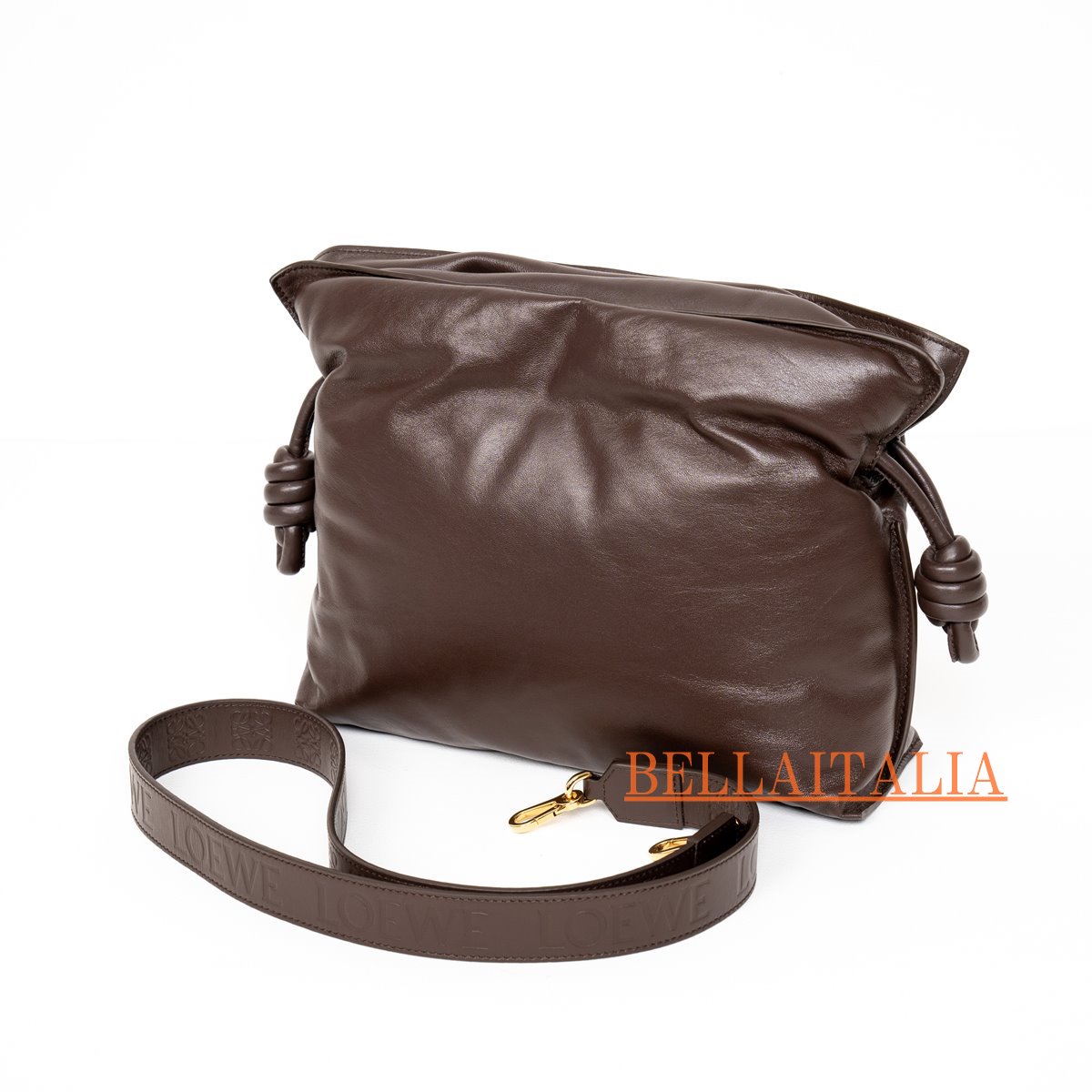 希少　美品　ロエベ フラメンコ　クラッチ ナノ ナッパ　レザー　ショルダーバッグ Flamenco（LOEWE） LOEWE バッグ ロエベ フラメンコ クラッチバッグ