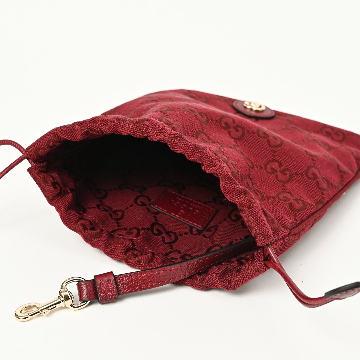 GUCCI（グッチ） GUCCI｜ポーチチャーム｜ミヌエット｜ボルドー