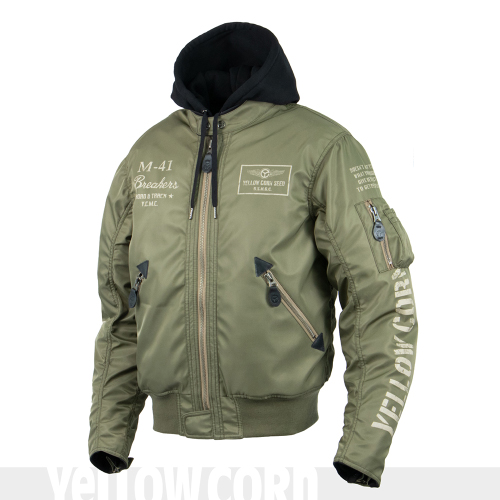 【訳あり】イエローコーン yellowcorn ウインタージャケット L カーキ YeLLOW CORN（イエローコーン） YeLLOWCORN YB-5321 バイクウェア